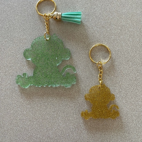 Handmade Monkey Keychain - Picture 3 of 5